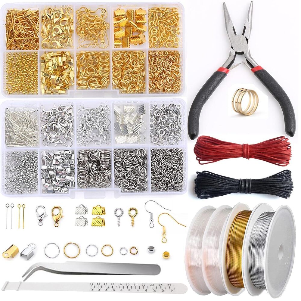 Jewelry Making Supplies Kit, Repair Tools with Accessories